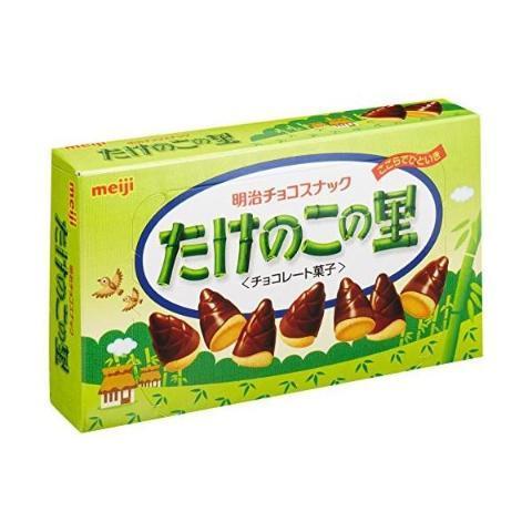 메이지 타케노코노사토 초콜릿 대나무 끝 모양 비스킷 63g
