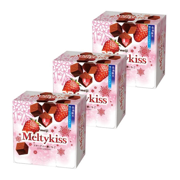 멜티키스 딸기 소프트멜팅 초코 딸기큐브 53g (3개입)