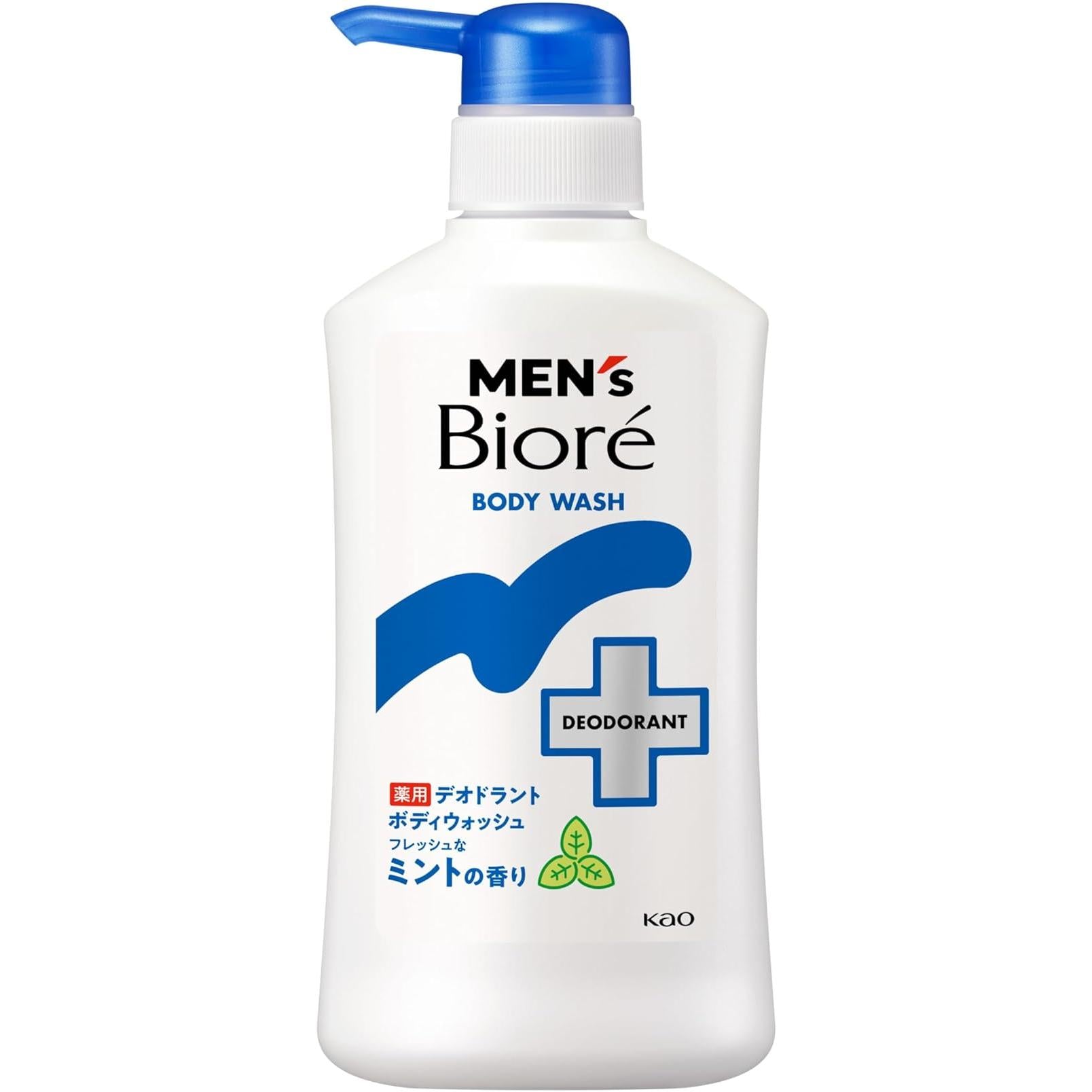 남성 비오레 데오도란트 바디 워시 땀과 냄새 바디 클렌저 440ml
