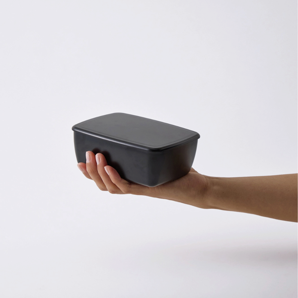 미니멀리스트 블랙 전자레인지용 도시락 도시락 대용량 1000ml