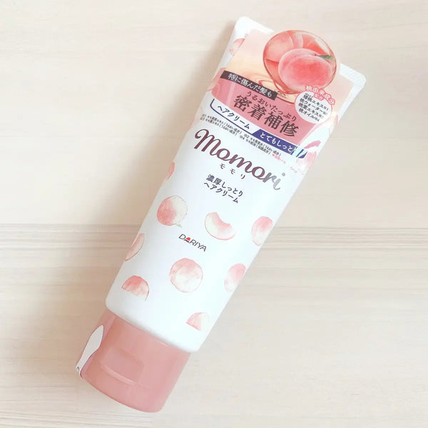 모모리 피치 리치 모이스트 헤어 크림 건조하고 손상된 모발용 150g