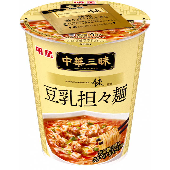 묘조 두유 단단 볶음면 컵 65g (6개입)