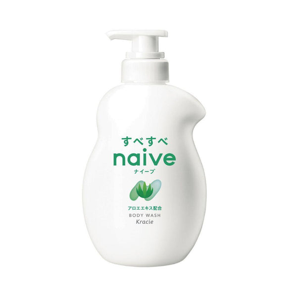 나이브 모이스춰라이징 식물 기반 알로에 바디 워시 펌프 병 530ml