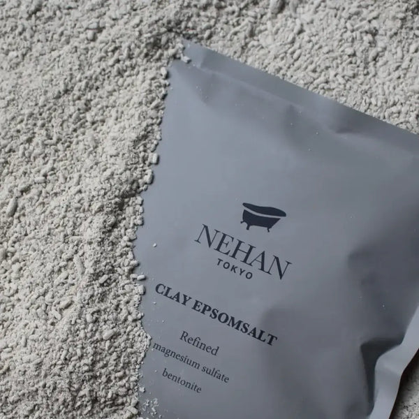 Nehan Tokyo 클레이 목욕 & 목욕 소금 호호바 오일 무향 100g