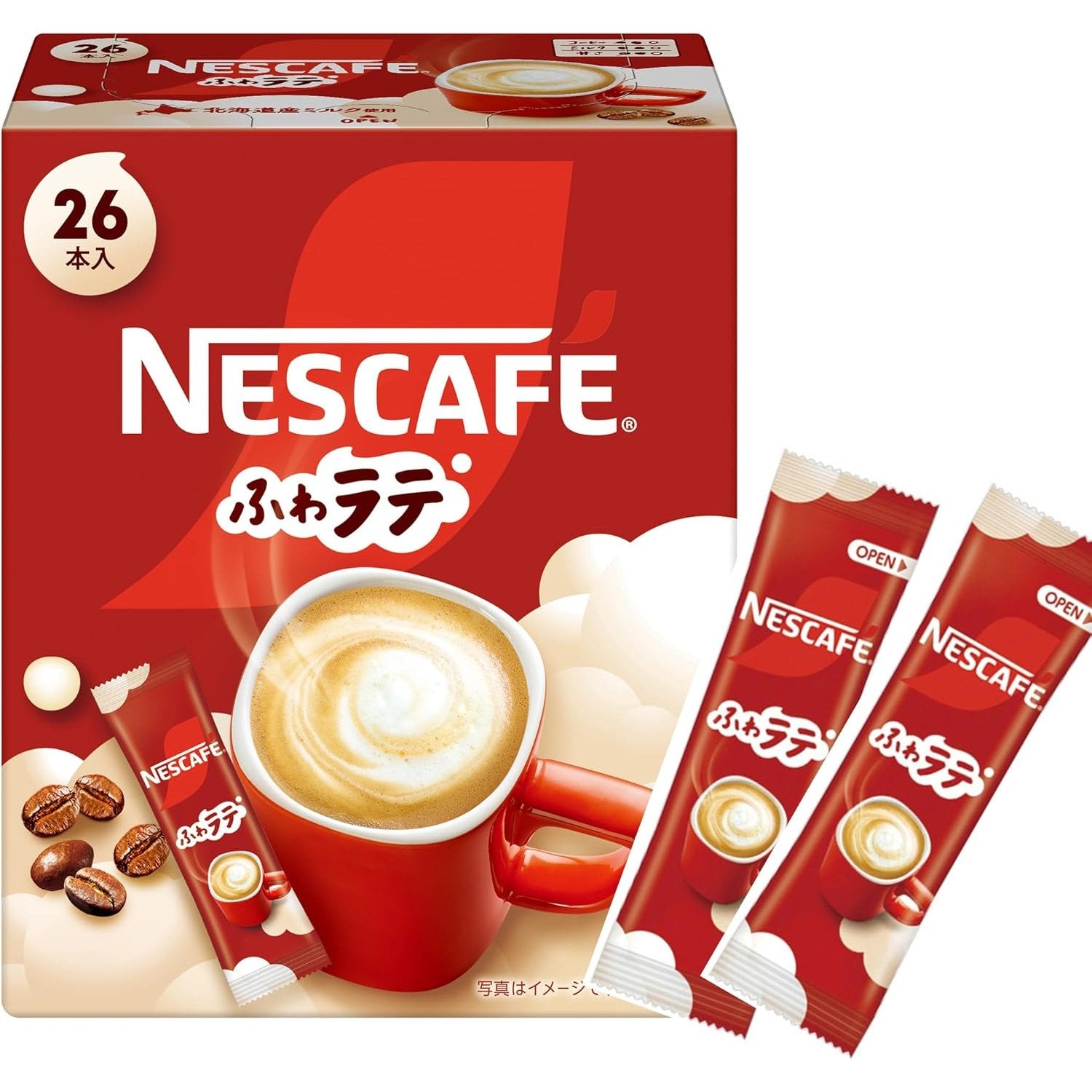 Nescafe Foamy Latte 인스턴트 커피 패킷 크리미 카페 라떼 26ct.