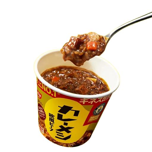 닛신 카레 메시 쇠고기 인스턴트 카레 라이스 컵 107g