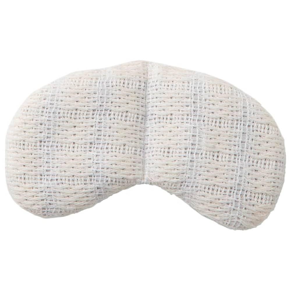 유기농 순면 눈 베개 아즈키 콩 따뜻한 스팀 눈 압축 19x9cm
