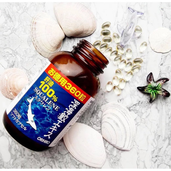 오리히로 심해상어 추출 스쿠알렌 보충제 360정