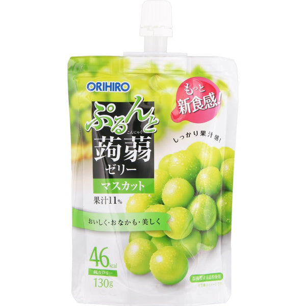 오리히로 마시는 곤약젤리 드링크 화이트 머스캣 포도맛 130g