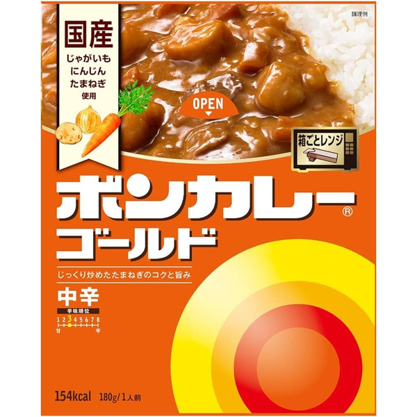 오츠카 본카레 골드 일본식 카레 미디엄 즉석식품 180g