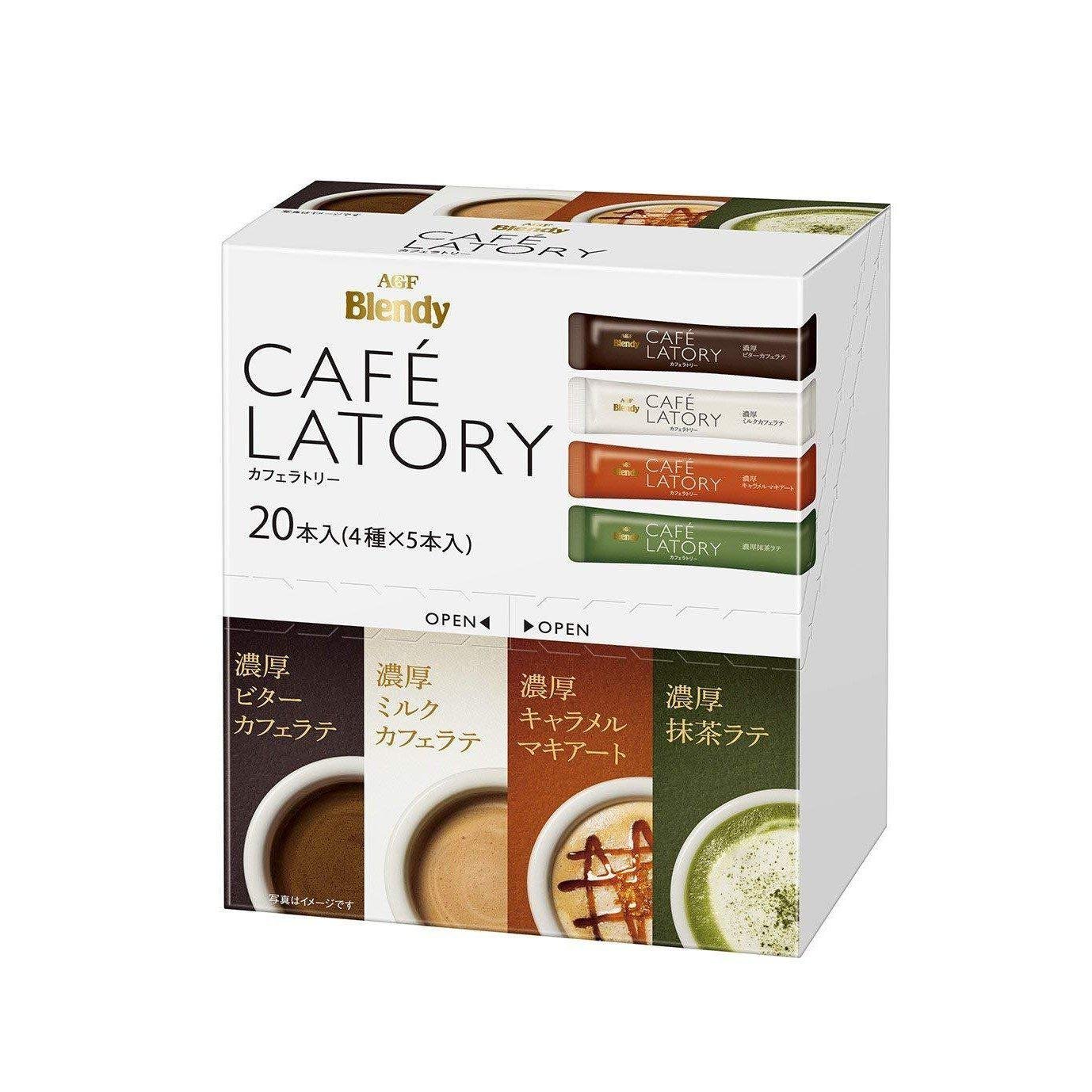 AGF 블렌디 카페 라토리 맛 음료 모음 상자 20스틱