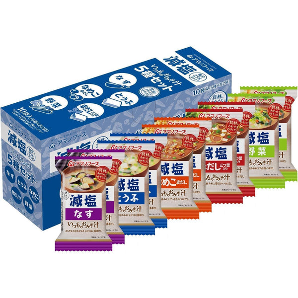 아마노식품 동결건조 일본 된장국 저염 10인분