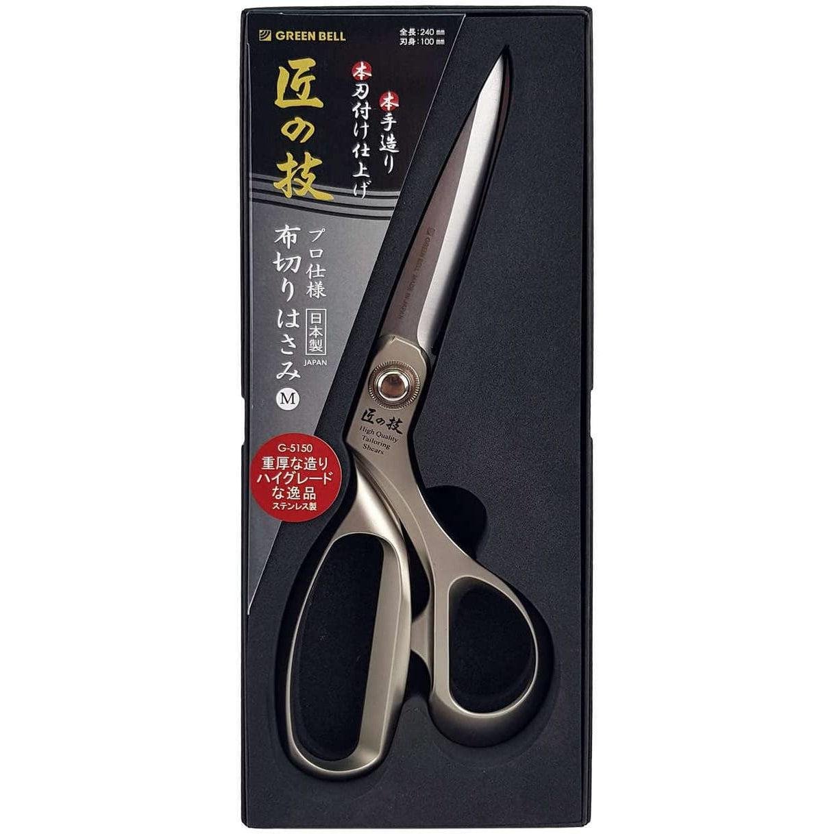 그린 벨 타쿠미노와자 장인이 만든 스테인레스 스틸 재봉 가위