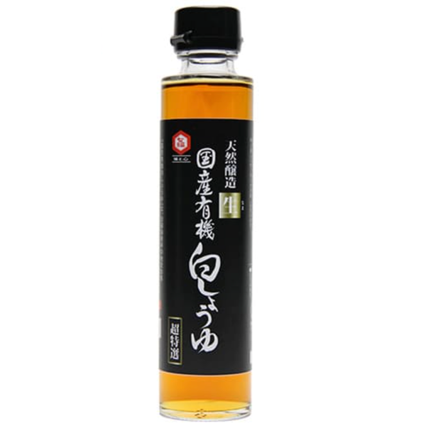 히치후쿠 프리미엄 유기농 시로 간장 숙성 백간장 180ml