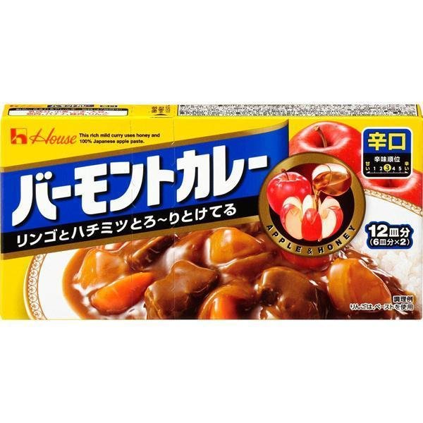 하우스푸드 버몬트 일본식 카레 루 소스 매운맛 230g