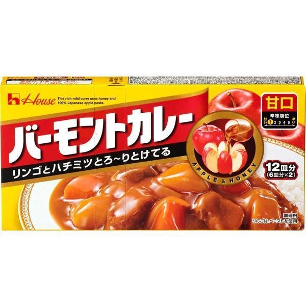 하우스푸드 버몬트 일본식 카레 루 소스 마일드 230g