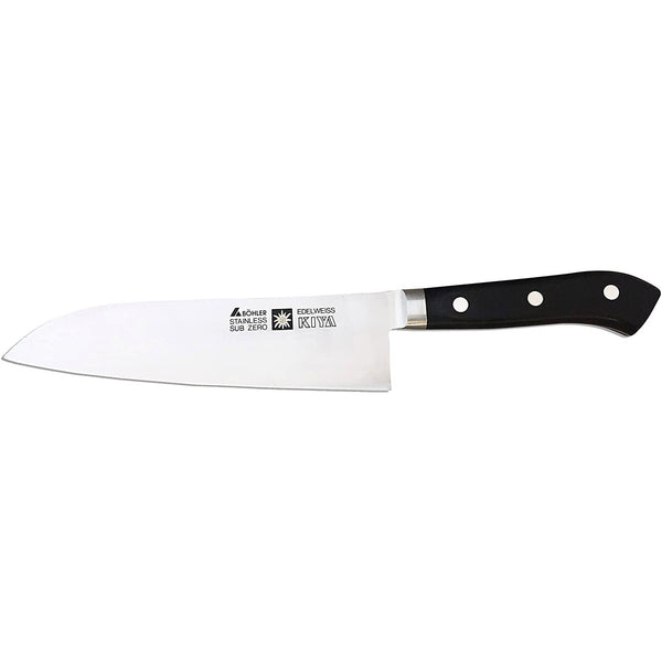Kiya No.160 에델바이스 강철 일본 가마가타 우수바 칼 18cm
