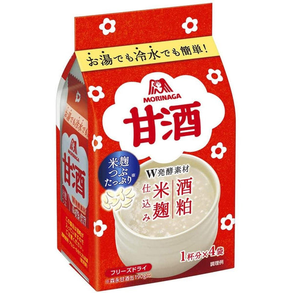 모리나가 동결 건조 아마자케 쌀 음료 4인분