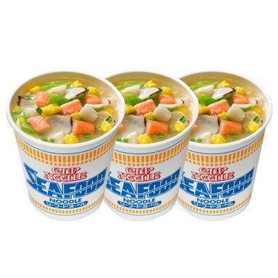닛신 인스턴트 컵 누들 해산물 맛 (3팩)