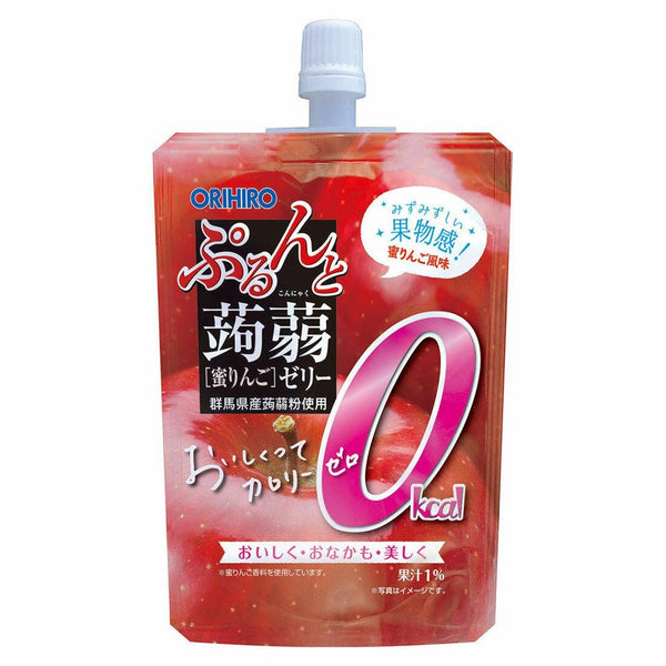 오리히로 마실 수 있는 곤약 젤리 칼로리 프리 다이어트 보조제 사과맛 130g