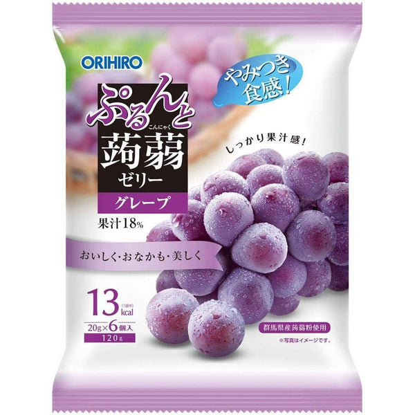 오리히로 곤약 과일젤리 포도맛 저칼로리 스낵 120g