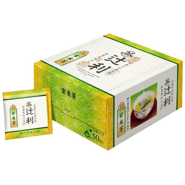 츠지리 일본 현미차 현미 녹차 티백 50ct.