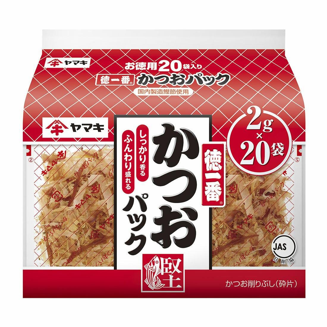 야마키 가쓰오부시 일본산 말린 가다랑어 플레이크 2g x 20포