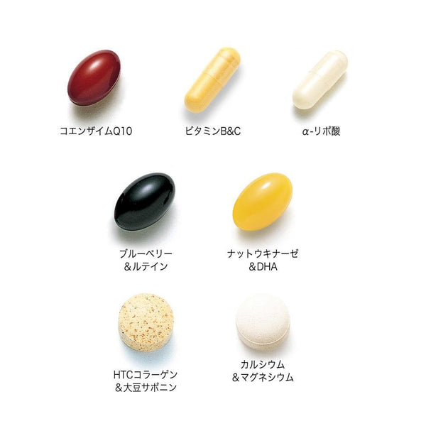 FANCL 40대 여성을 위한 건강 비타민 & 영양제 팩 (30정)