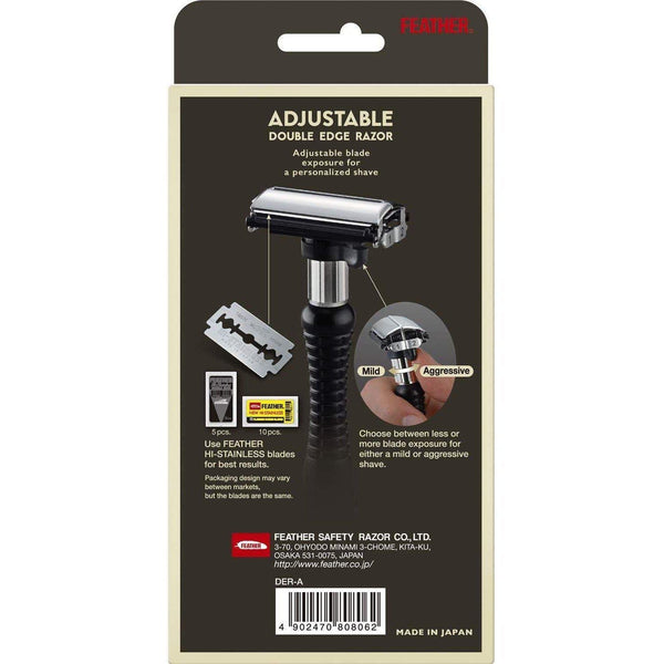 깃털 나비 조절 가능한 더블 에지 DER-A 안전 면도기