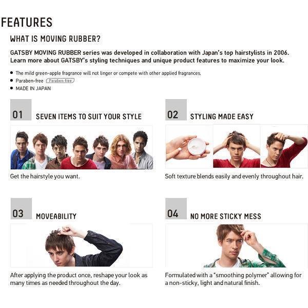 맨덤 개츠비 무빙러버 헤어왁스 쿨웻 80g