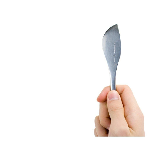 소리 야나기 스테인레스 스틸 디자이너 버터 나이프 식기세척기 안전 17cm