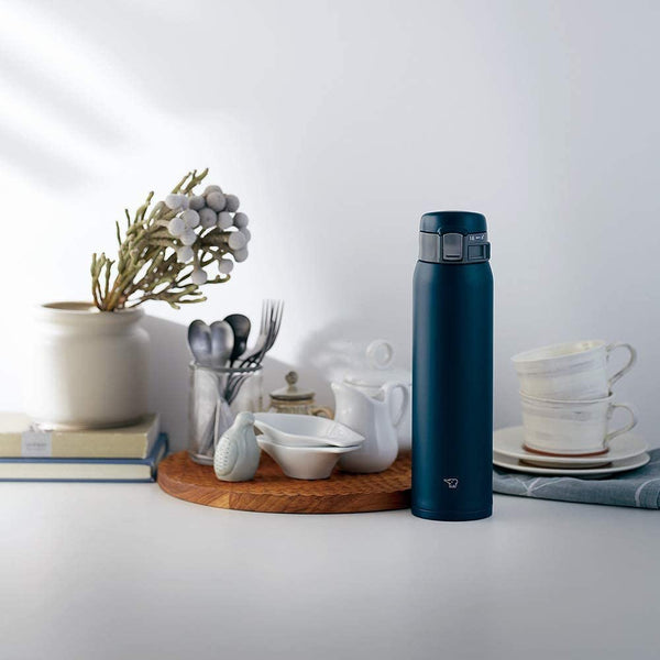 조지루시 스테인리스 머그 진공 플라스크 네이비 600ml