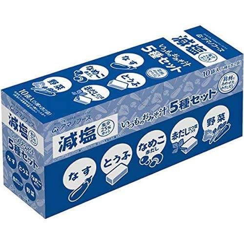 아마노식품 동결건조 일본 된장국 저염 10인분