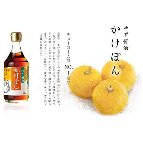 초코 카케폰 유자 폰즈 Non-GMO 간장 감귤 시즈닝 소스 400ml