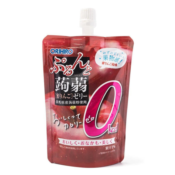 오리히로 마실 수 있는 곤약 젤리 칼로리 프리 다이어트 보조제 사과맛 130g