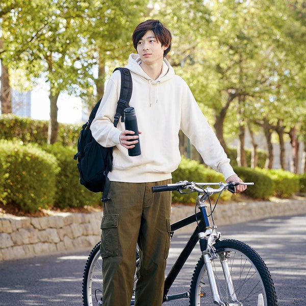 조지루시 스테인리스 머그 진공 플라스크 네이비 600ml