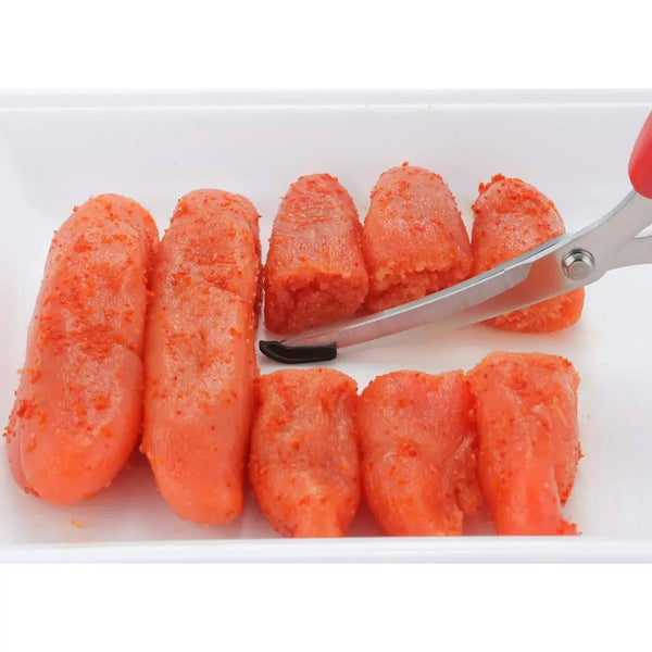 시모무라 곡선 주방 가위 톱니 모양의 긁힘 방지 가위