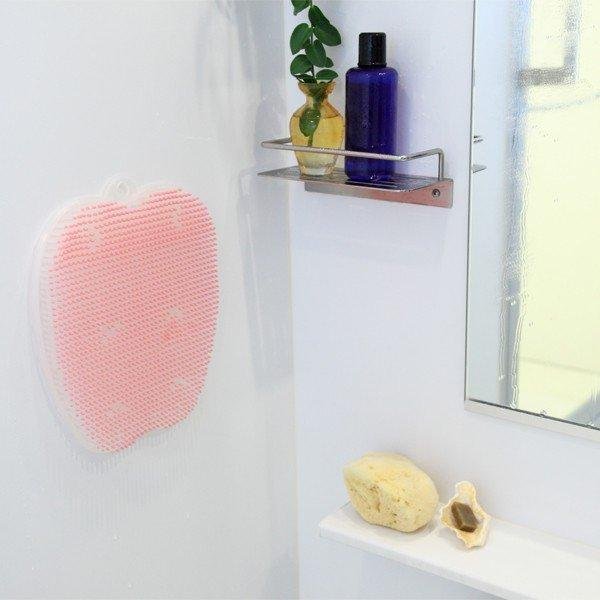 썬팩 풋 그루머 매니큐어 엘라스토머 브러쉬 발 마사지기