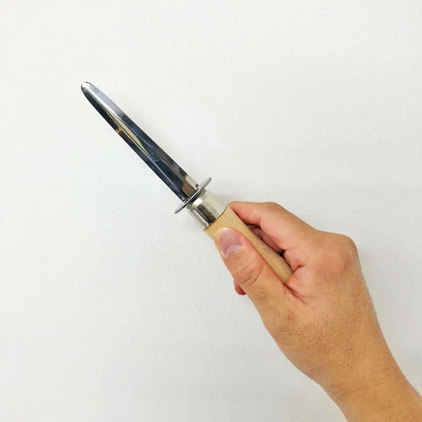 진주 금속 굴 껍질 제거기 나무 손잡이 굴 껍질 제거 칼 210mm