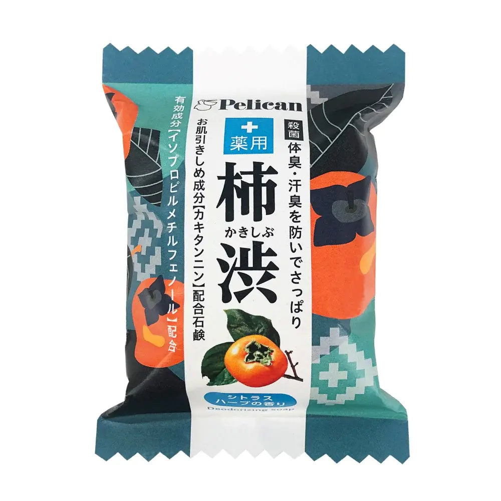 펠리칸 비누 약용 감 탄닌 바디 바 비누 80g