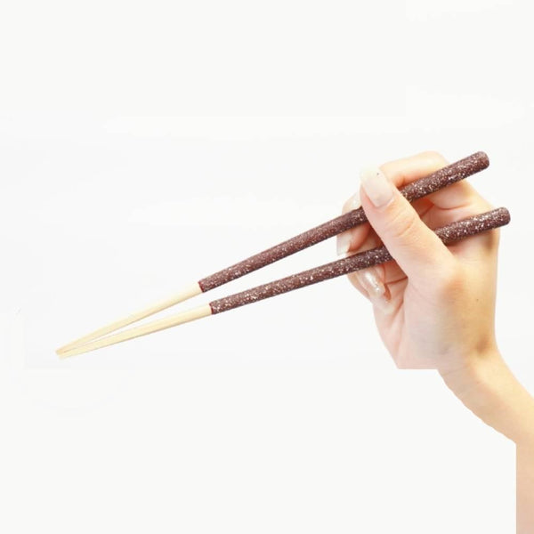 오각젓가락 특허받은 미끄럼 방지 기술 테라조 브라운 21cm