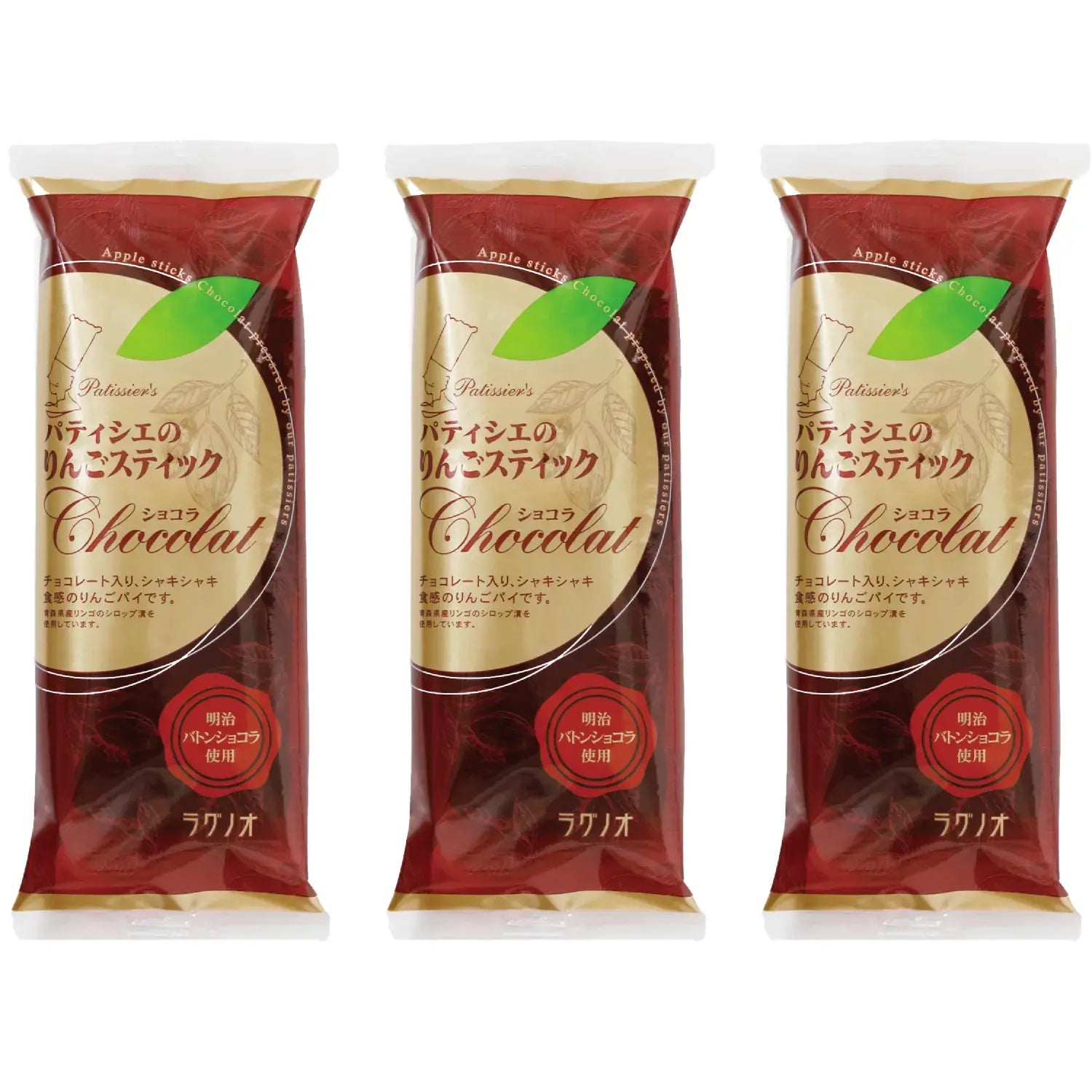프리미엄 초콜릿 & 아오모리 애플파이 스틱 75g (3개입)