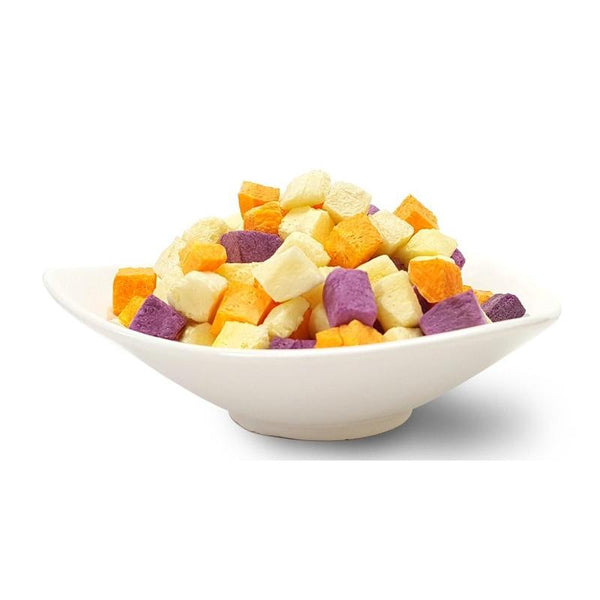 Quick-Bite 유기농 건조 야채 큐브 스낵 10g (3팩)