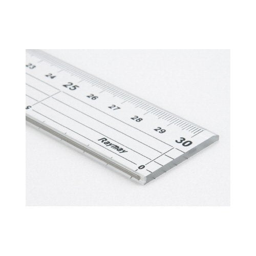 스테인레스 스틸 커팅 에지 50cm를 갖춘 Raymay 미터법 눈금자