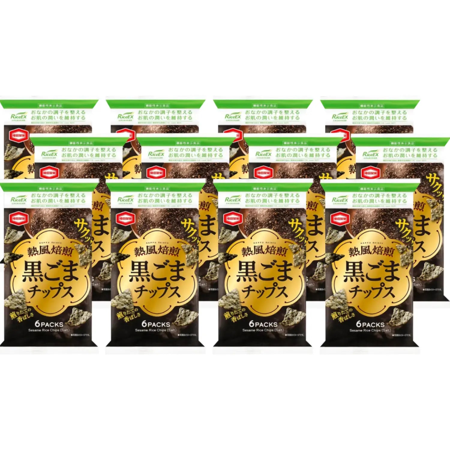 구로고마 흑임자 센베이 칩 60g (12봉입)
