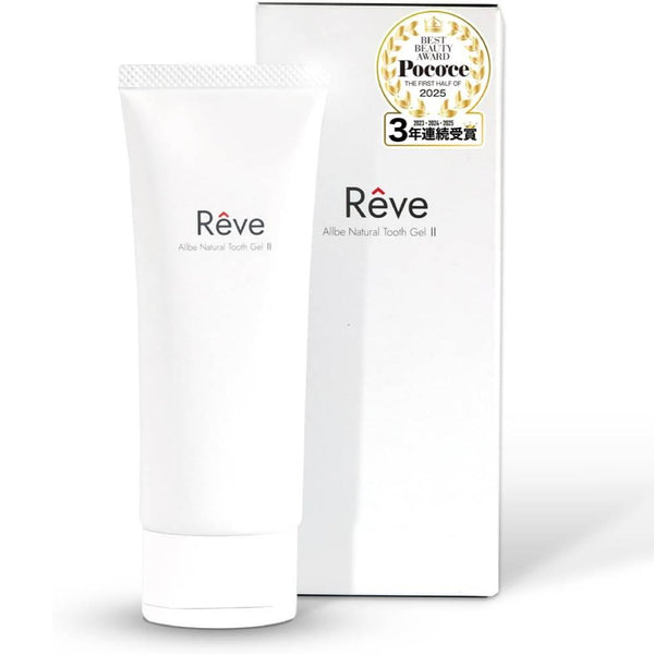 Rêve Allbe 천연 달걀 껍질 젤 치약 유기농 허브 맛 80g