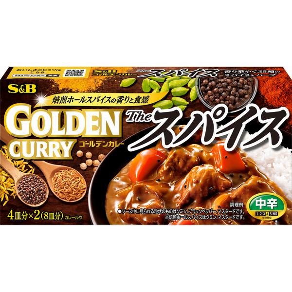 에스비 푸드 프리미엄 골든 일본 카레 루 블록 160g