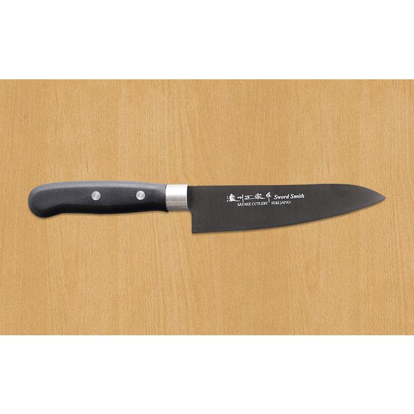 사타케 티타늄 코팅 3피스 일본식 칼 세트 블랙 주방용 칼