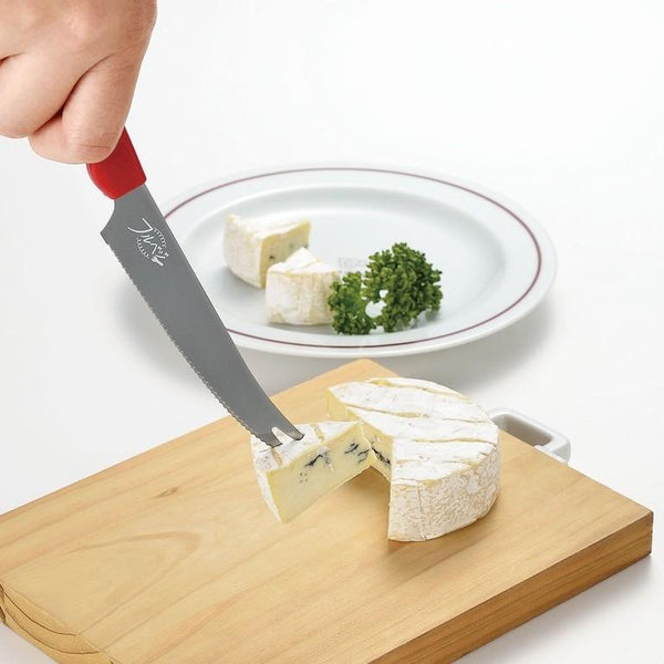 시모무라 곡선 톱니 모양의 바 나이프 토마토 & 치즈 갈래 나이프 230mm