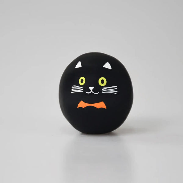 시라카와 다루마 할로윈 고양이 다루마 인형 행운의 부적 4.5cm